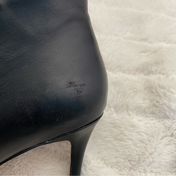 Jessica Simpson Leather Black Ankle Boots with Pointed Toe Size 8.5 - Picture 14 of 16